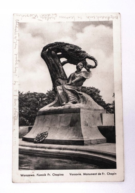 WARSZAWA - POMNIK CHOPINA 1938
