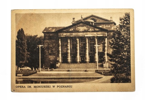 POZNAŃ - OPERA IM. MONIUSZKI 1955