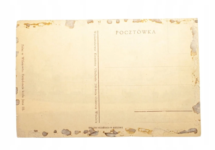 WARSZAWA - PAŁAC W WILANOWIE l. 30/40
