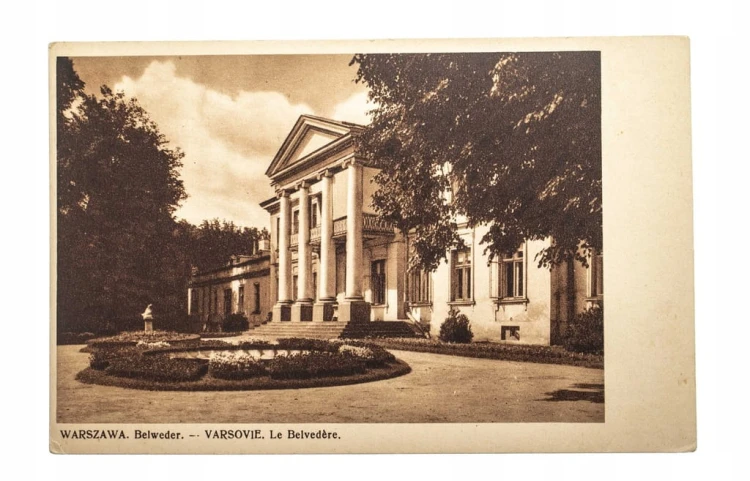 WARSZAWA - PAŁAC BELWEDERSKI 1936