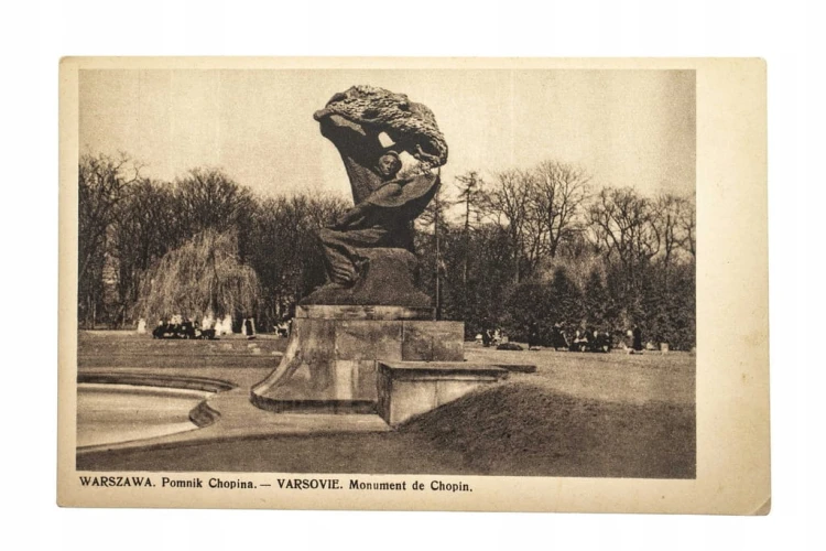 WARSZAWA - POMNIK CHOPINA 1936