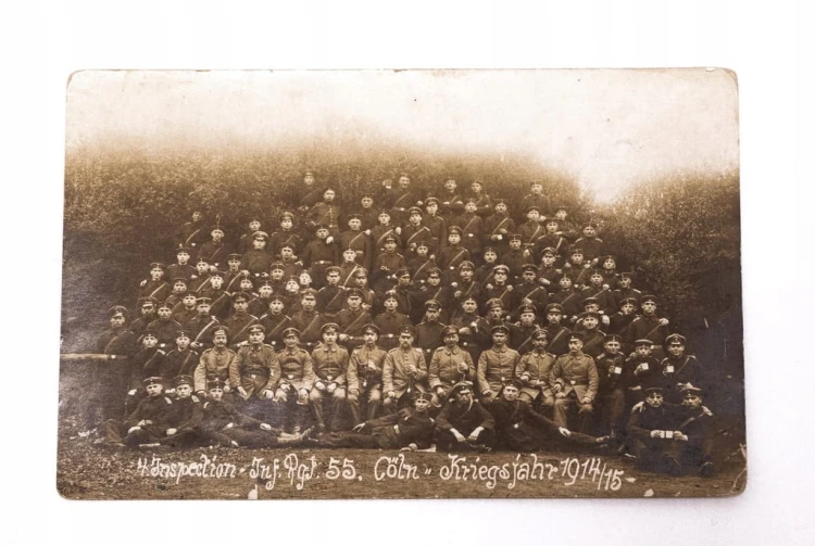 STARA FOTOGRAFIA - PRUSACY W MUNDURACH 1914 / 1915