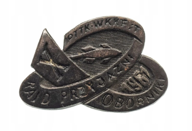 ODZNAKA X RAJD PRZYJAŹNI PTTK OBORNIKI 1961