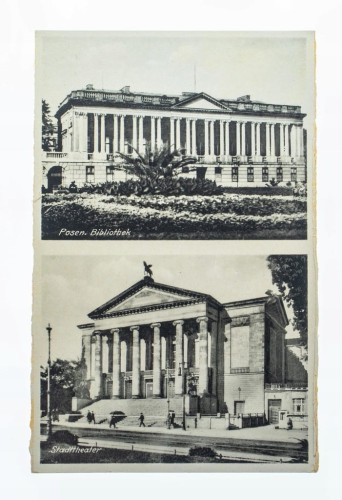 POZNAŃ - TEATR, BIBLIOTEKA RACZYŃSKICH 1943