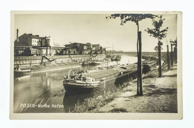 POZNAŃ - WARTA, PORT, STATEK 1940