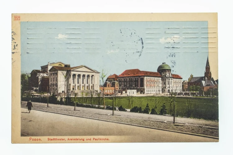 POZNAŃ - TEATR, URZĄD OSIEDLEŃCZY 1910