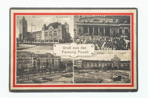 POZNAŃ - ZAMEK, RYNEK, DEFILADA 1915