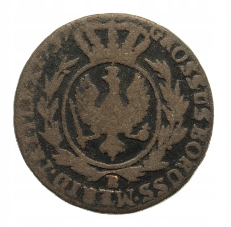 Fryderyk Wilhelm II 1786-97,Trojak, 1797/B WROCŁAW
