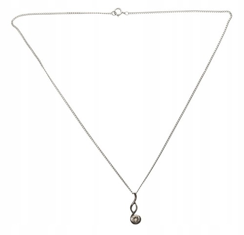 STARY SREBRNY WISIOREK 925 Z KAMIENIEM