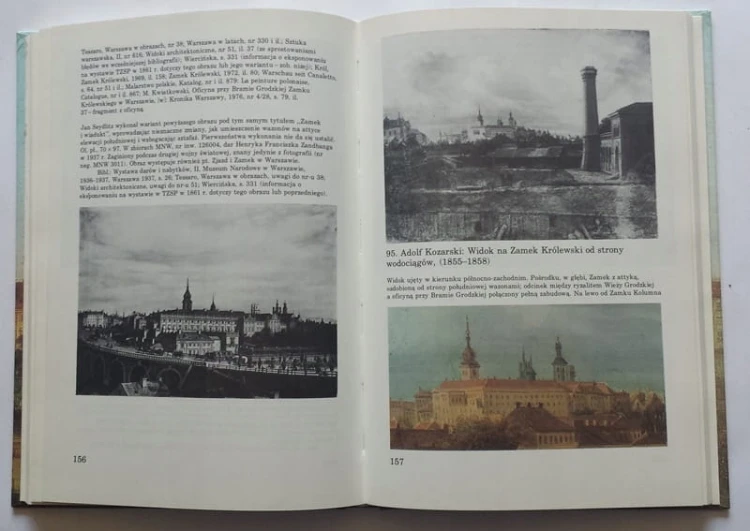 STARA KSIĄŻKA WIDOKI ZAMKU KRÓLEWSKIEGO W-WA 1985