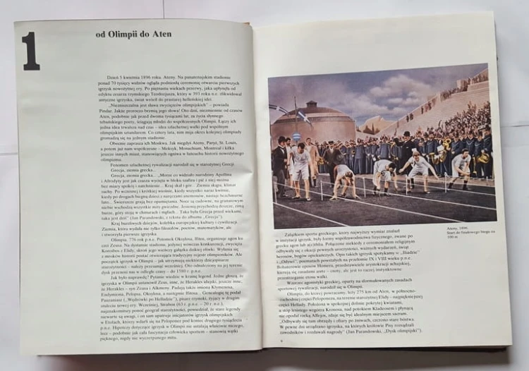 STARA KSIĄŻKA CZAS IGRZYSK OD ATEN DO MOSKWY 1980
