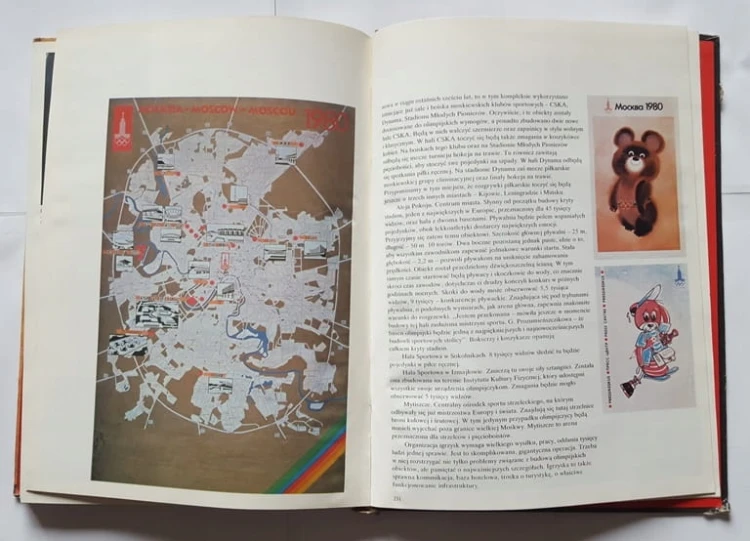 STARA KSIĄŻKA CZAS IGRZYSK OD ATEN DO MOSKWY 1980