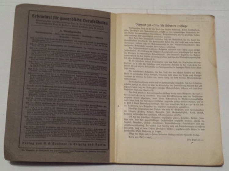 STARA KSIĄŻKA RECHENBUCH FUR MASCHINENBAUER