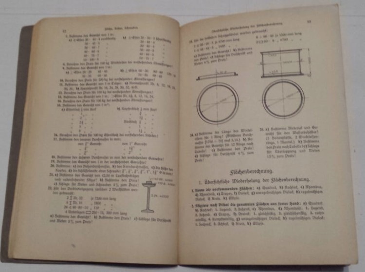 STARA KSIĄŻKA RECHENBUCH FUR MASCHINENBAUER