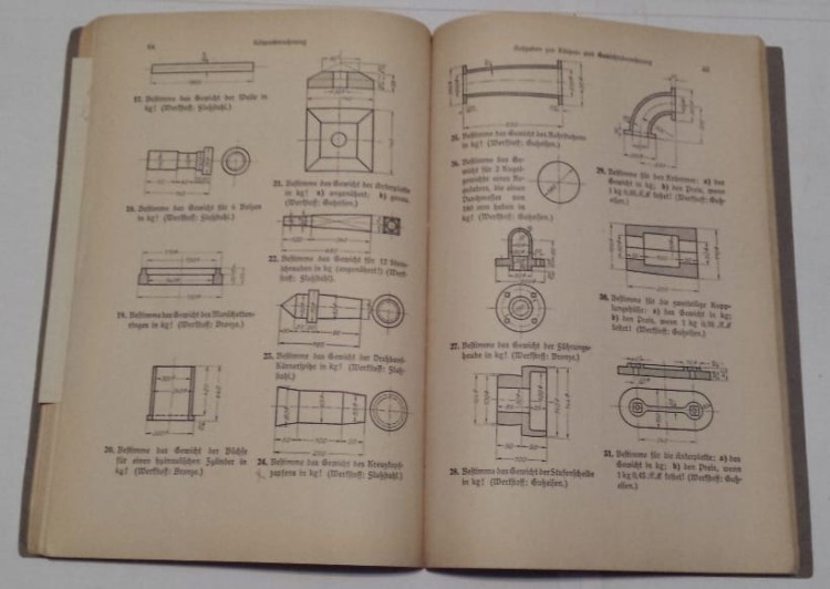 STARA KSIĄŻKA RECHENBUCH FUR MASCHINENBAUER