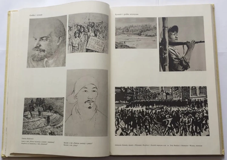 STARA KSIĄŻKA ALBUM KULTURA POLSKI LUDOWEJ 1956