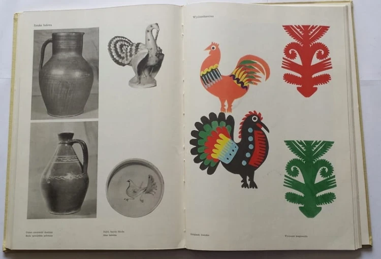 STARA KSIĄŻKA ALBUM KULTURA POLSKI LUDOWEJ 1956