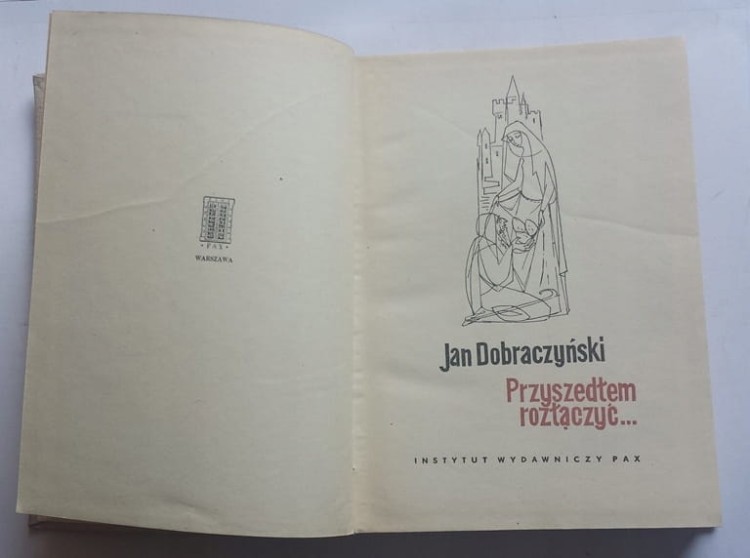 STARA KSIĄŻKA PRZYSZEDŁEM ROZŁĄCZYĆ 1959