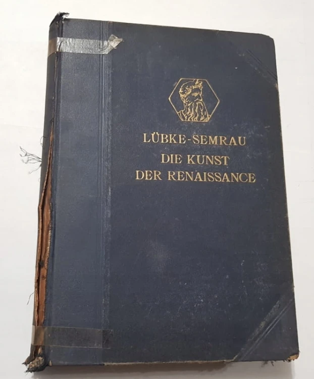 STARA KSIĄŻKA LUBKE-SEMRAU KUNST DER RENAISSANCE