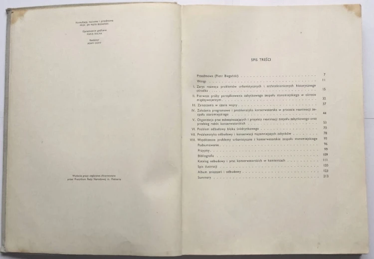 STARA KSIĄŻKA STARE MIASTO W POZNANIU 1971