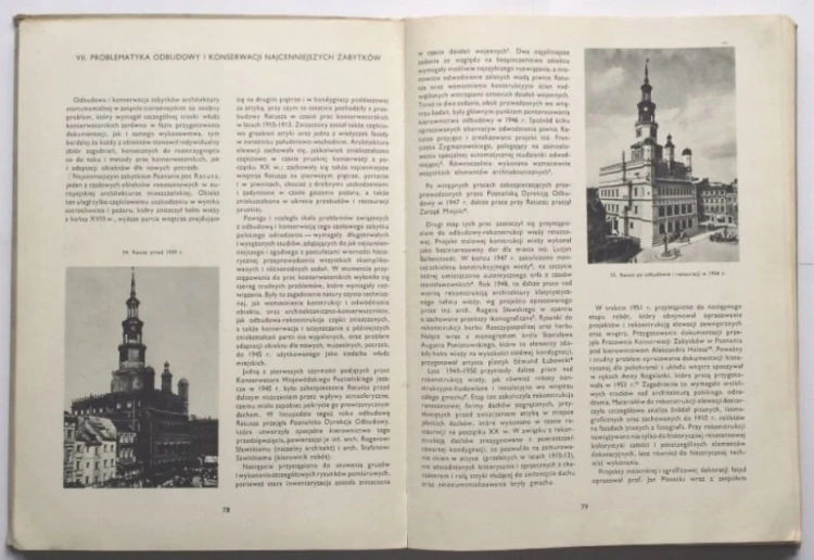 STARA KSIĄŻKA STARE MIASTO W POZNANIU 1971