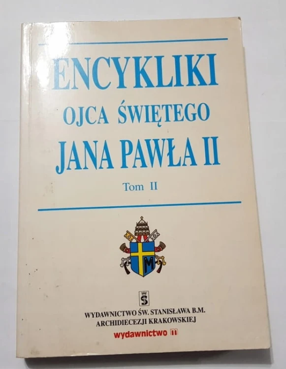 STARA KSIĄŻKA ENCYKLIKI JANA PAWŁA II 1996 TOM II