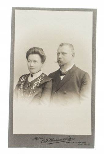 MĄŻ Z ŻONĄ - ATELIER BRUNSZWIK 1904