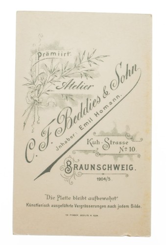 MĄŻ Z ŻONĄ - ATELIER BRUNSZWIK 1904
