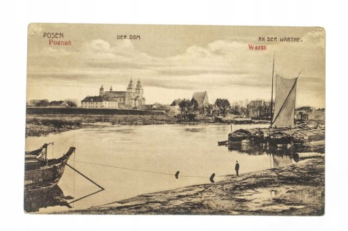 POZNAŃ - WARTA, PORT, KATEDRA 1929