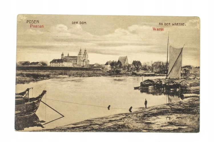 POZNAŃ - WARTA, PORT, KATEDRA 1929