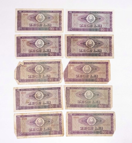 RUMUNIA - ZESTAW BANKNOTÓW 1966 (NR 2)