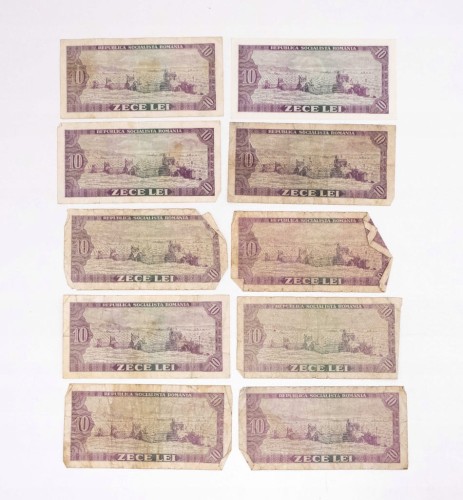 RUMUNIA - ZESTAW BANKNOTÓW 1966 (NR 2)