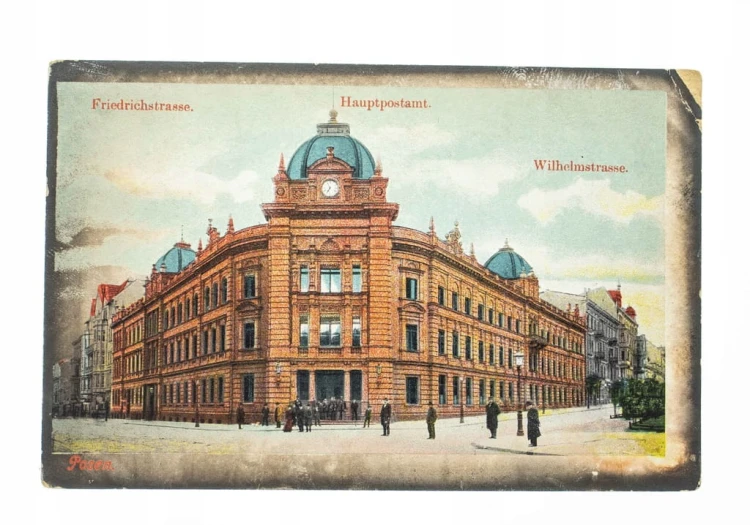 POZNAŃ - POCZTA GŁÓWNA 1907