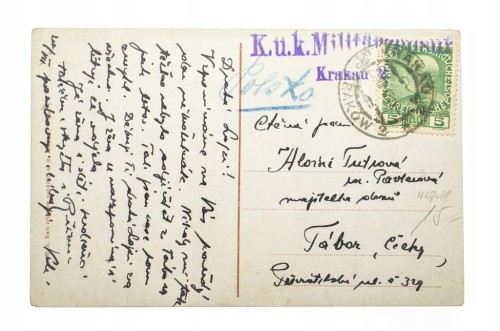KRAKÓW - KOŚCIÓŁ NAJŚWIĘTSZEJ PANNY MARJI 1915