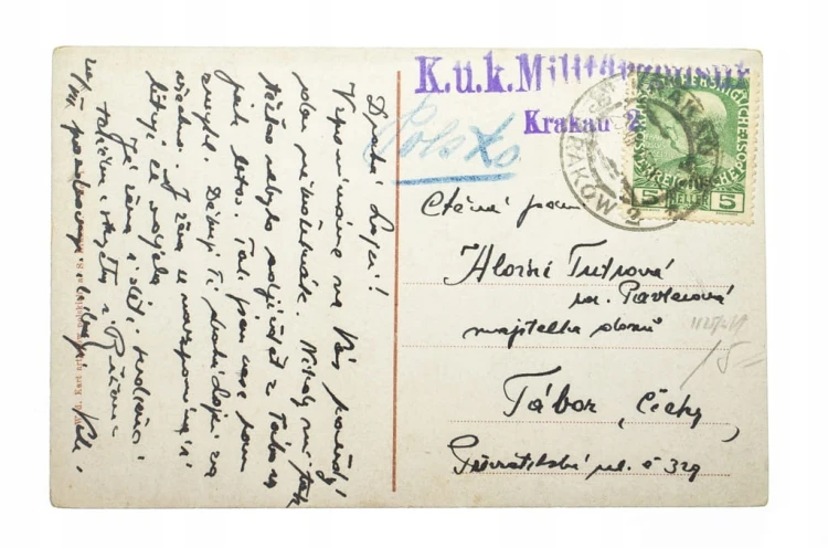 KRAKÓW - KOŚCIÓŁ NAJŚWIĘTSZEJ PANNY MARJI 1915
