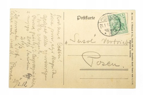 POZNAŃ - RYNEK, RATUSZ, KAMIENICE 1912