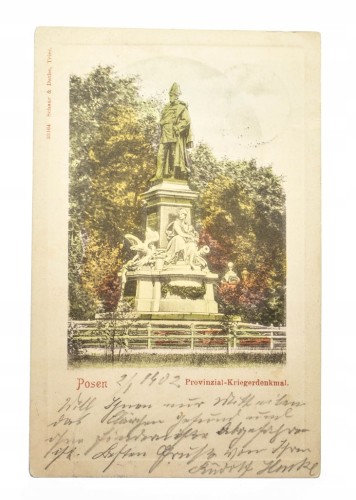 POZNAŃ - POMNIK WILHELMA I 1902