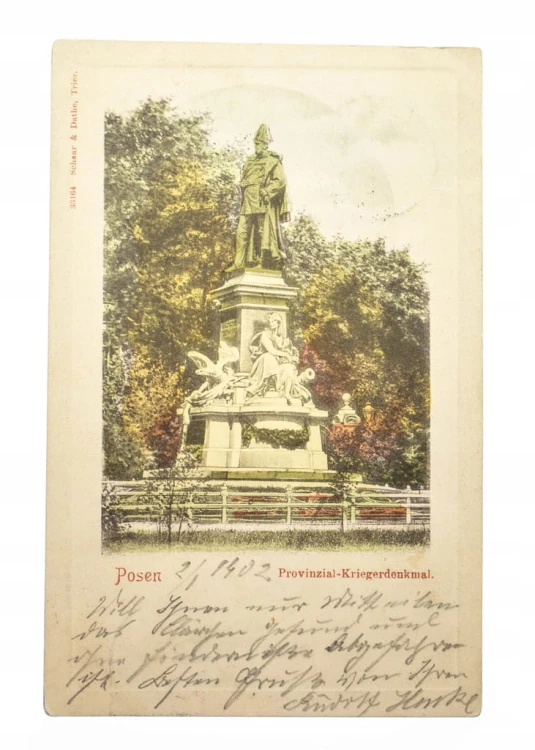 POZNAŃ - POMNIK WILHELMA I 1902