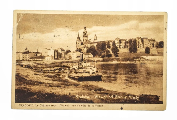 KRAKÓW - WAWEL OD STRONY WISŁY 1931