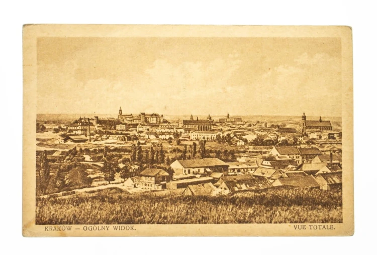 KRAKÓW - WIDOK OGÓLNY, PANORAMA l. 20/30