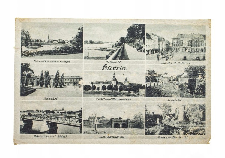 KOSTRZYN NAD ODRĄ - ZABYTKI MIASTA l. 30/40
