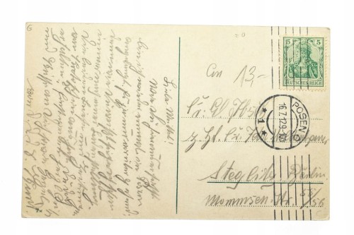 POZNAŃ - ZAMEK CESARSKI, ŚW. MARCIN 1912