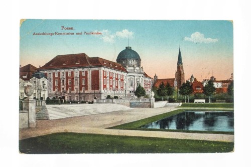 POZNAŃ - URZĄD OSADNICZY, KOŚCIÓŁ 1915