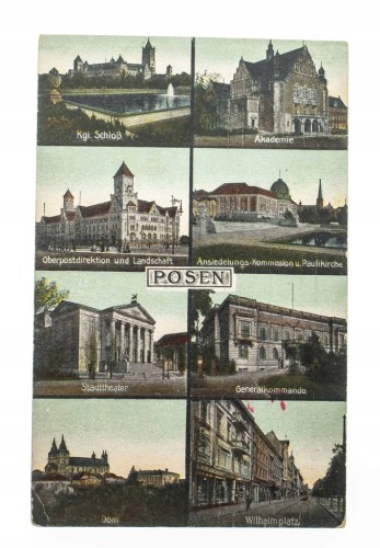 POZNAŃ - ZABYTKI MIASTA, FELDPOST 1918