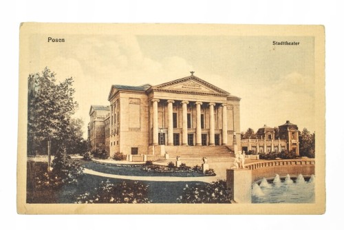 POZNAŃ - TEATR WIELKI pocz. XX w.