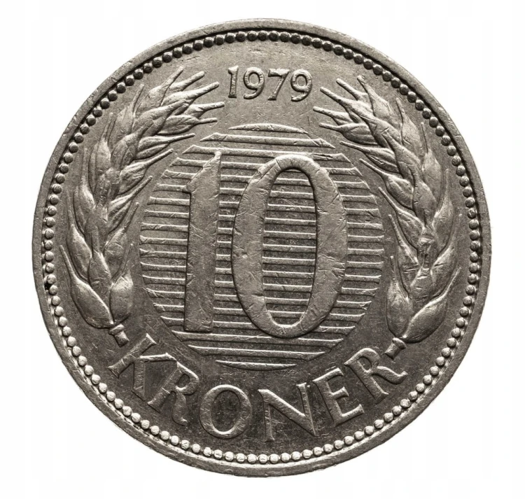 DANIA 10 KORON 1979 ROK st.3+