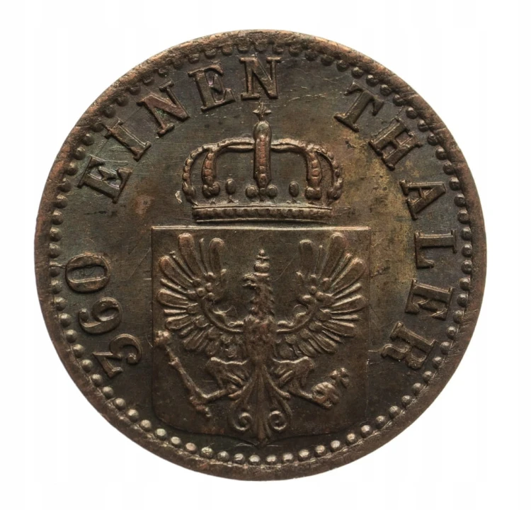 Wilhelm I 1861-88, 1 pfenning 1866 A st.1