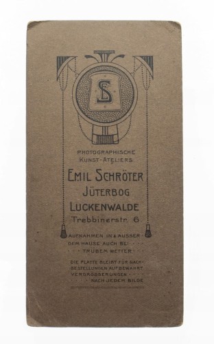 MĘŻCZYZNA W MUNDURZE - ATELIER SCHROTER JUTERBOG