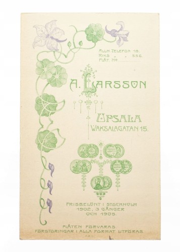 MĘŻCZYZNA W GARNITURZE - ATELIER UPPSALA 1907
