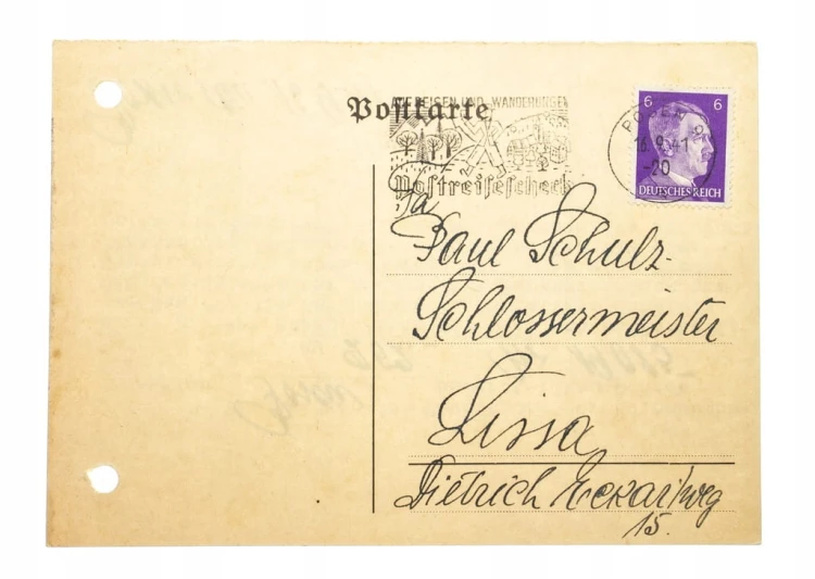 POZNAŃ - STEMPEL AUF REISEN UND WANDERUNGEN 1941